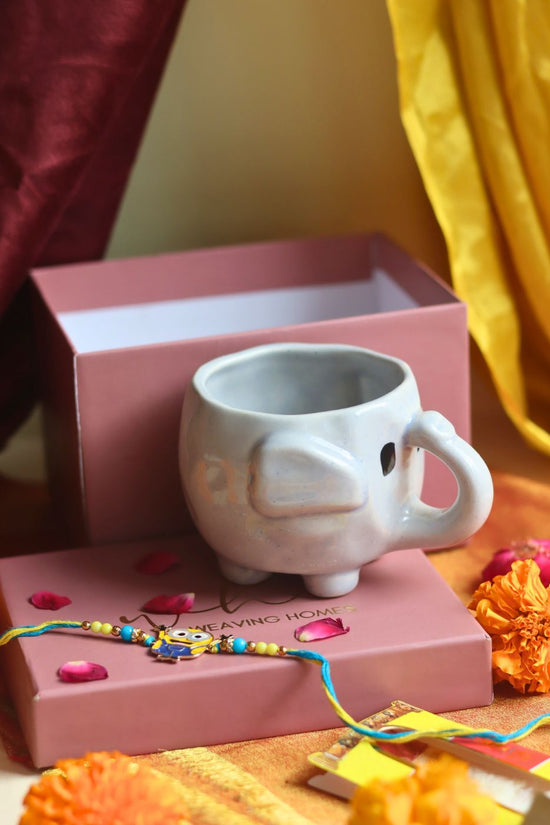 The Cutest Ele Mug rakhi Gift Box with premium quality material
