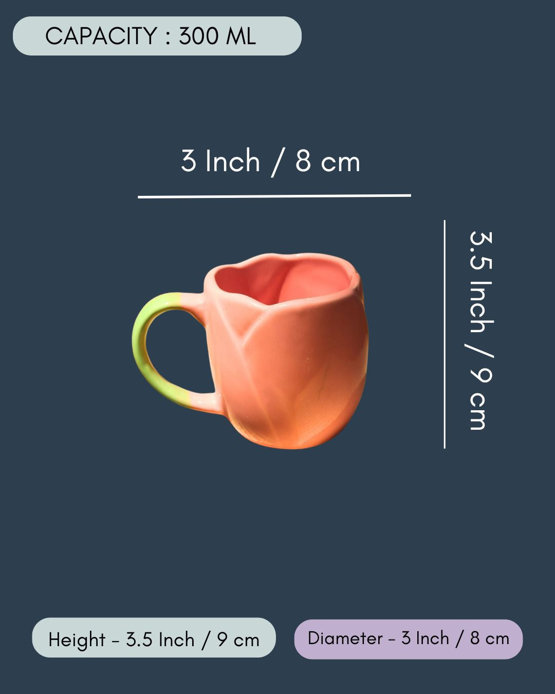 Tulip Coffee Mug - Pink