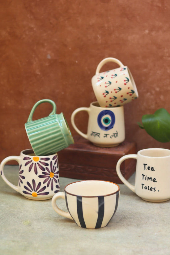 Set of 6 Morning Bliss Mugs (for the price of 5)