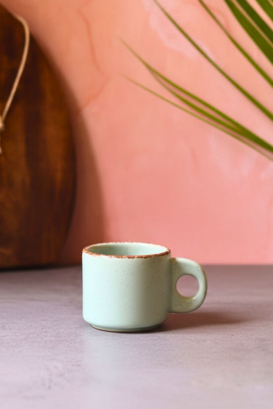 Mint Green Tea Cup made by ceramic