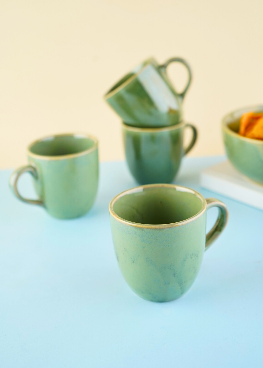 basil green chai cup for your daily routine tea or coffee