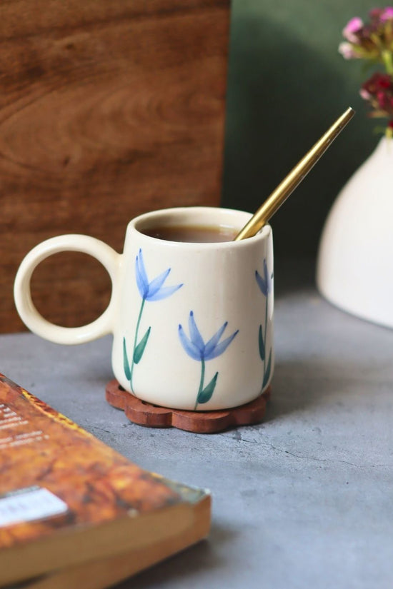 Blue Blooms Coffee Mug with premium quality material