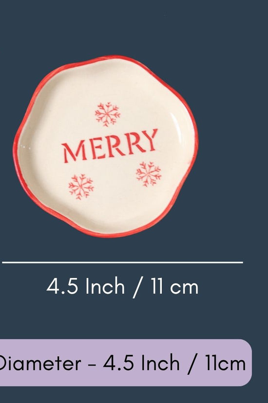 Merry Handmade Dessert Plate
