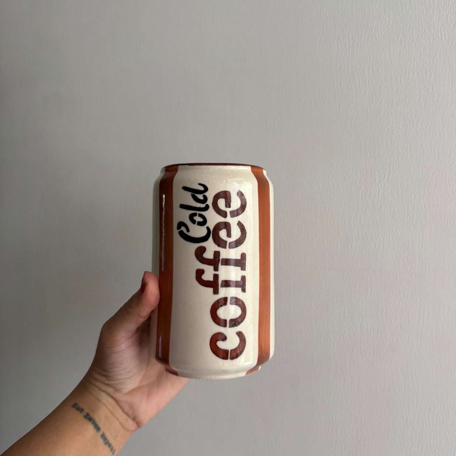 Handmade Cold Coffee Tumbler