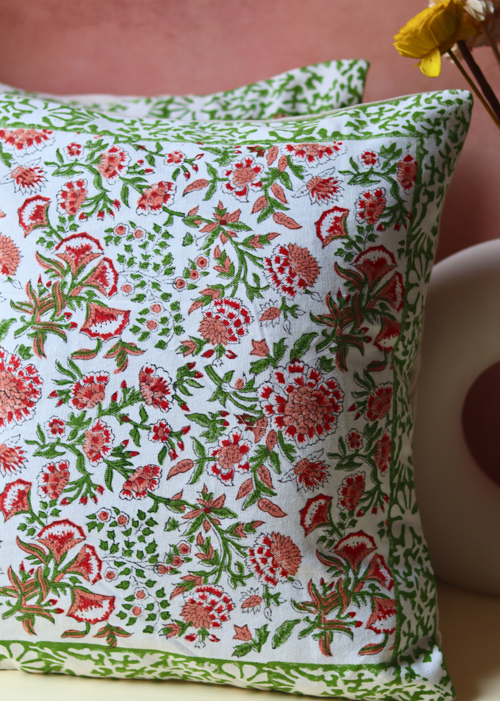 Flower cushion covers 