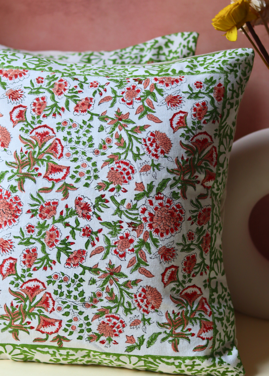 Flower cushion covers 