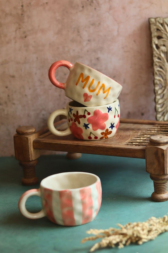 Set of 3 - Brewtiful Days mugs with premium quality material
