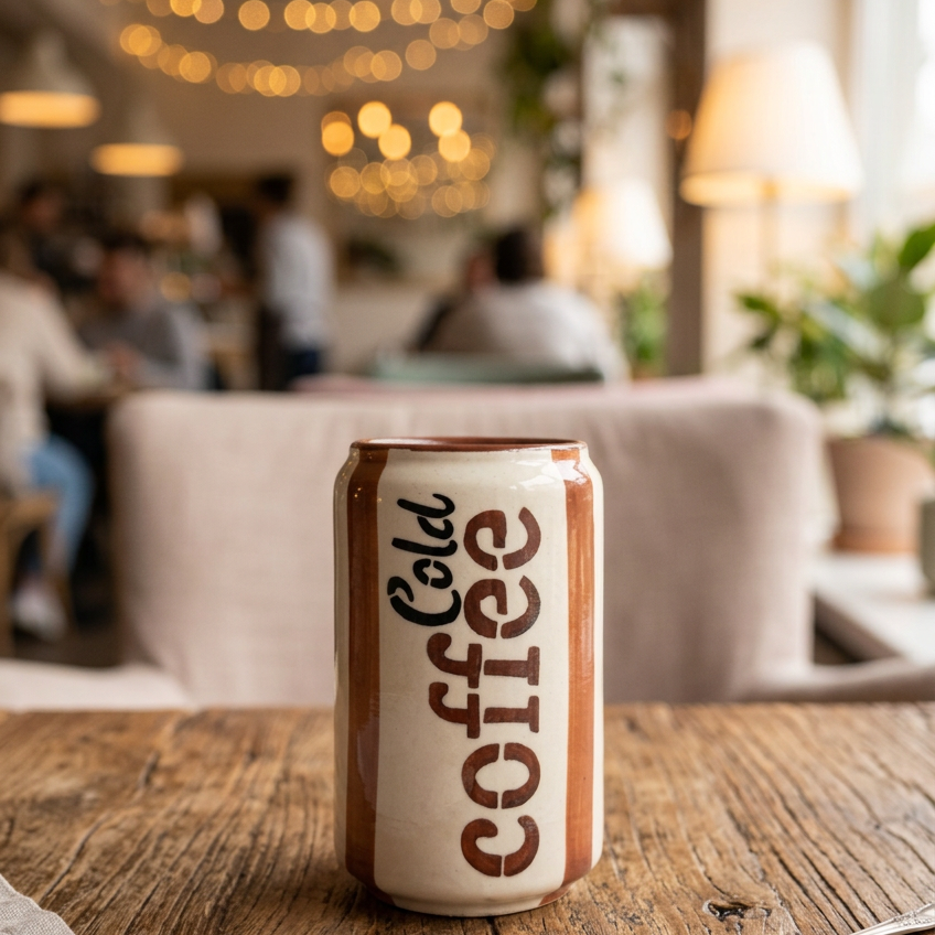 Cold Coffee Tumbler handmade in India