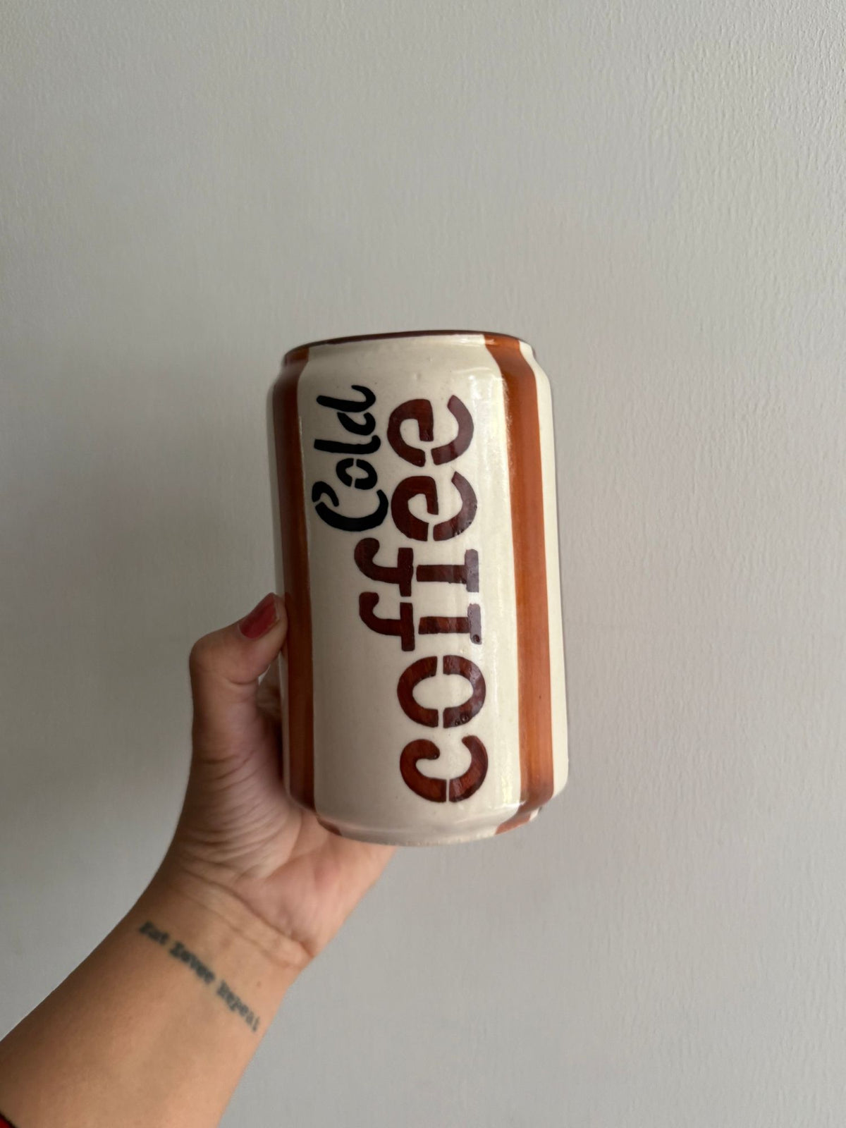 Cold Coffee Tumbler made by ceramic