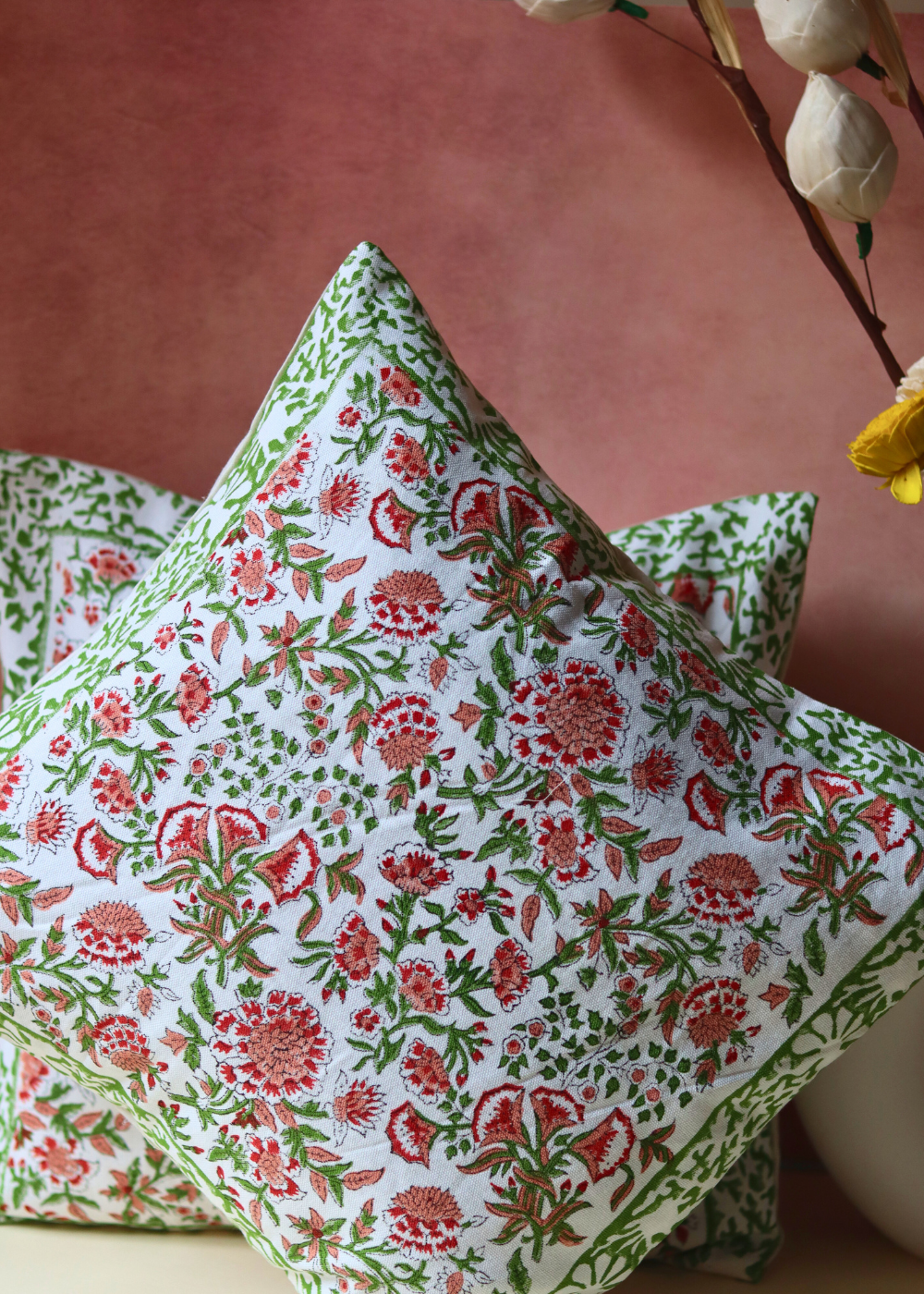 Cotton cushion cover