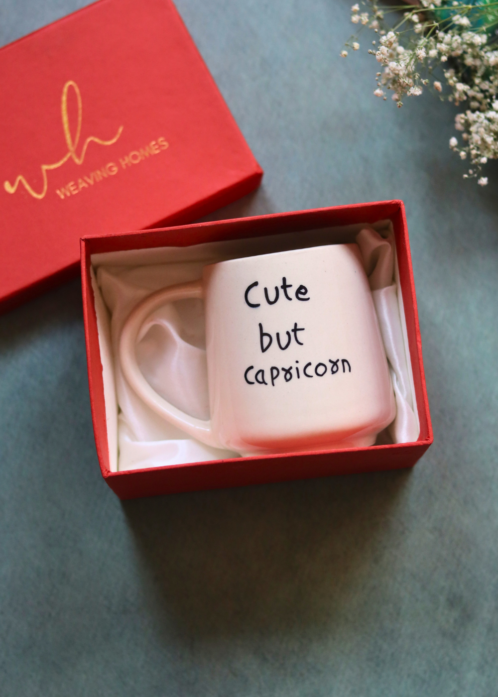 cute but capricorn mug hadmade in india