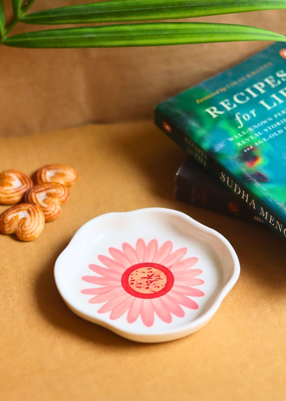 Flower Handmade Dessert Plate handmade in india