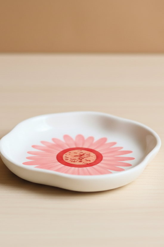 Flower Handmade Dessert Plate