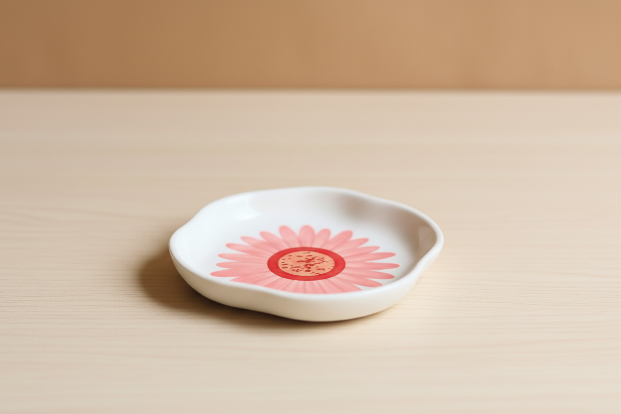 Flower Handmade Dessert Plate