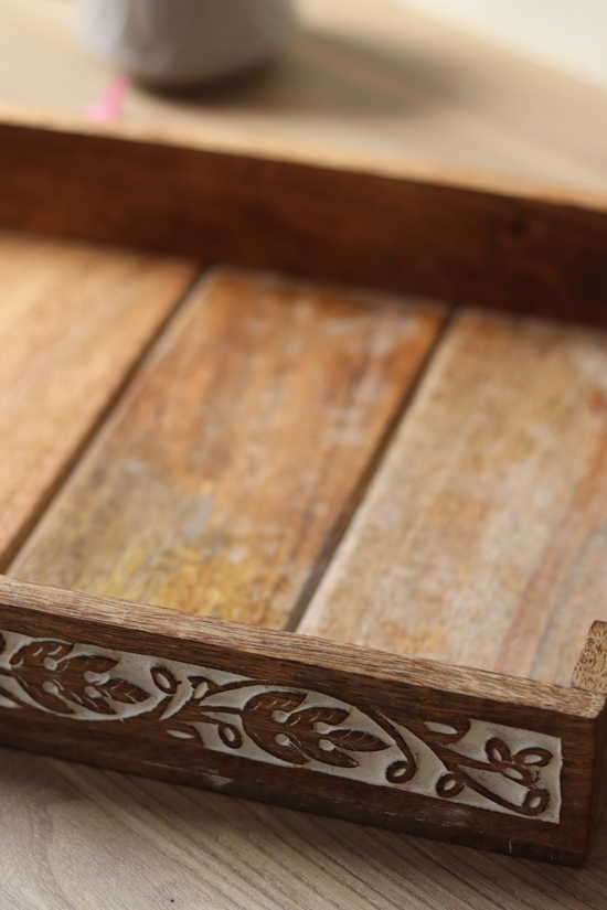 Wooden Carved Tray