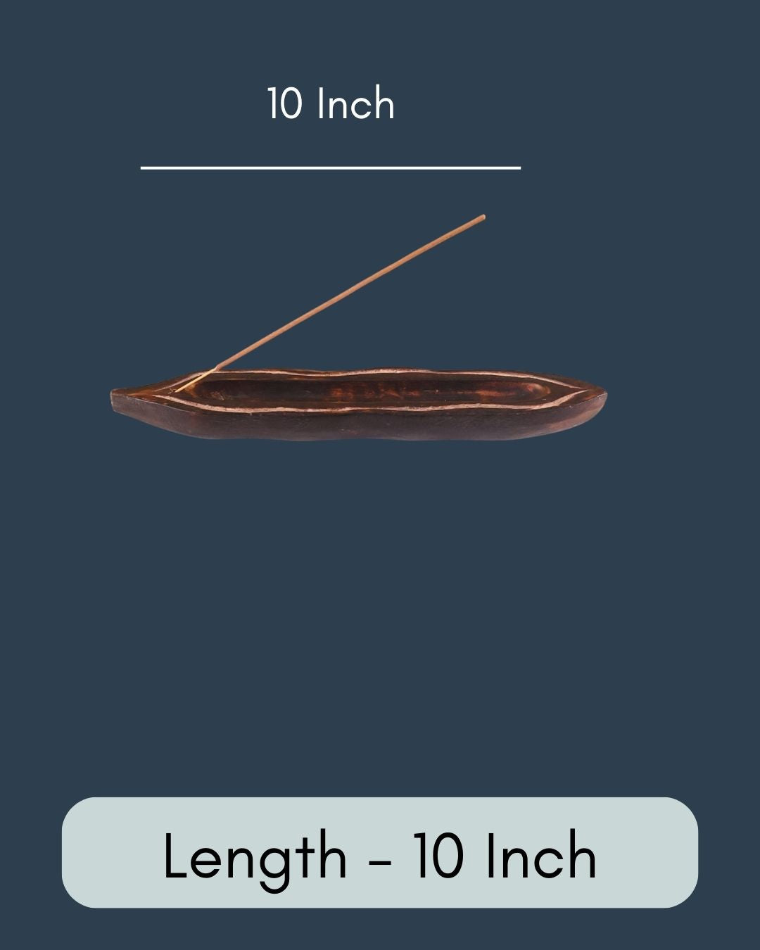 Wooden Agarbati Stand - Boat shape