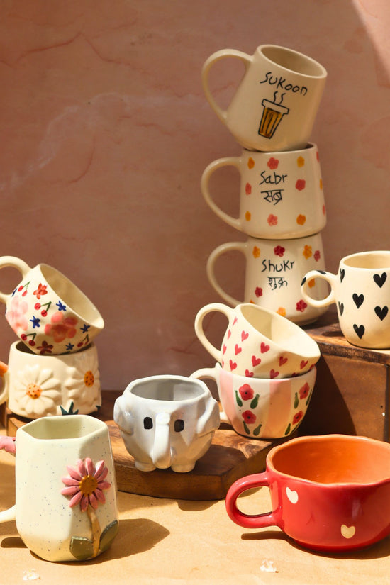 Set of 10 Moment Mugs (for the price of 7) made by ceramic
