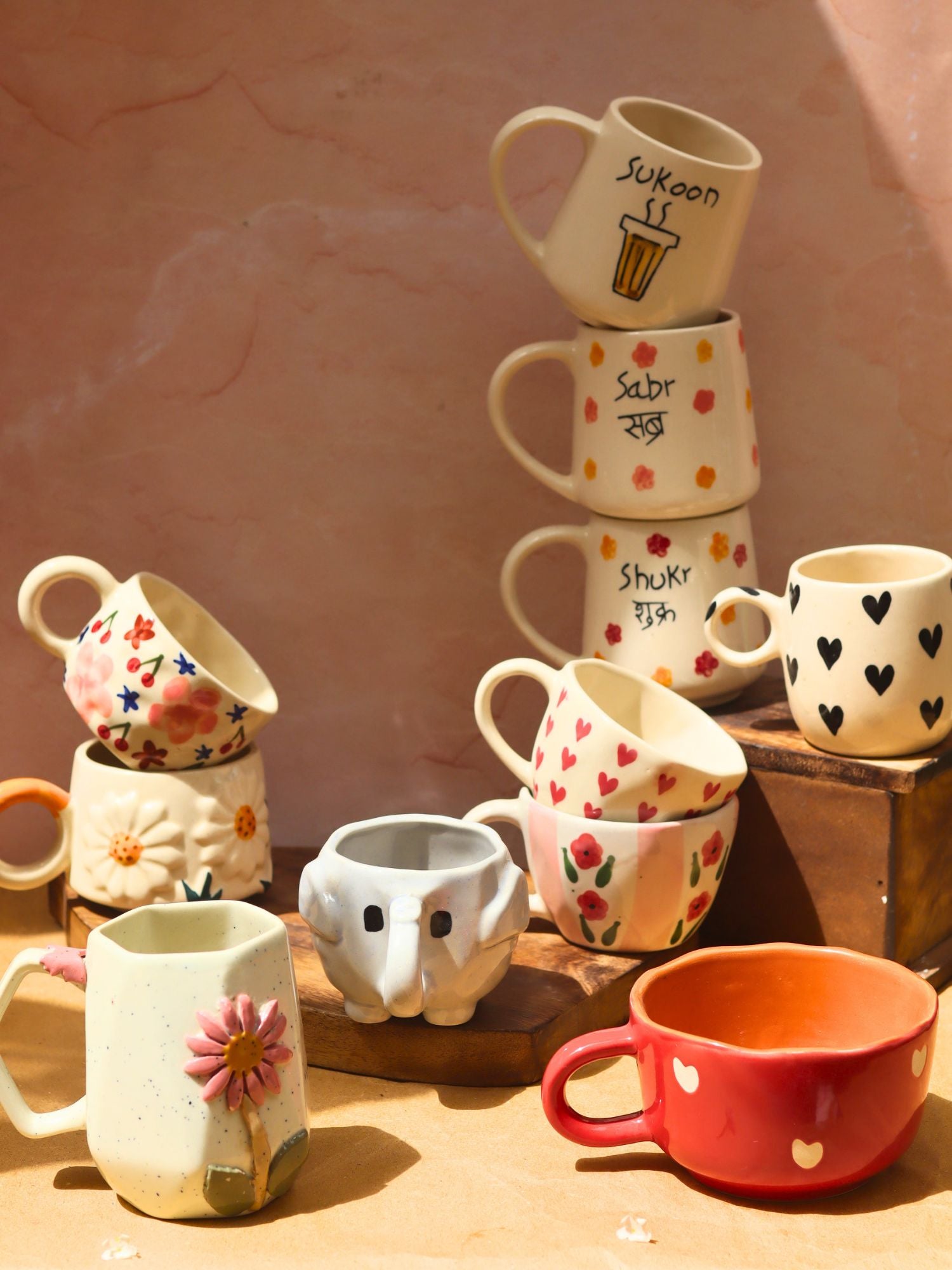 Set of 10 Moment Mugs (for the price of 7) made by ceramic
