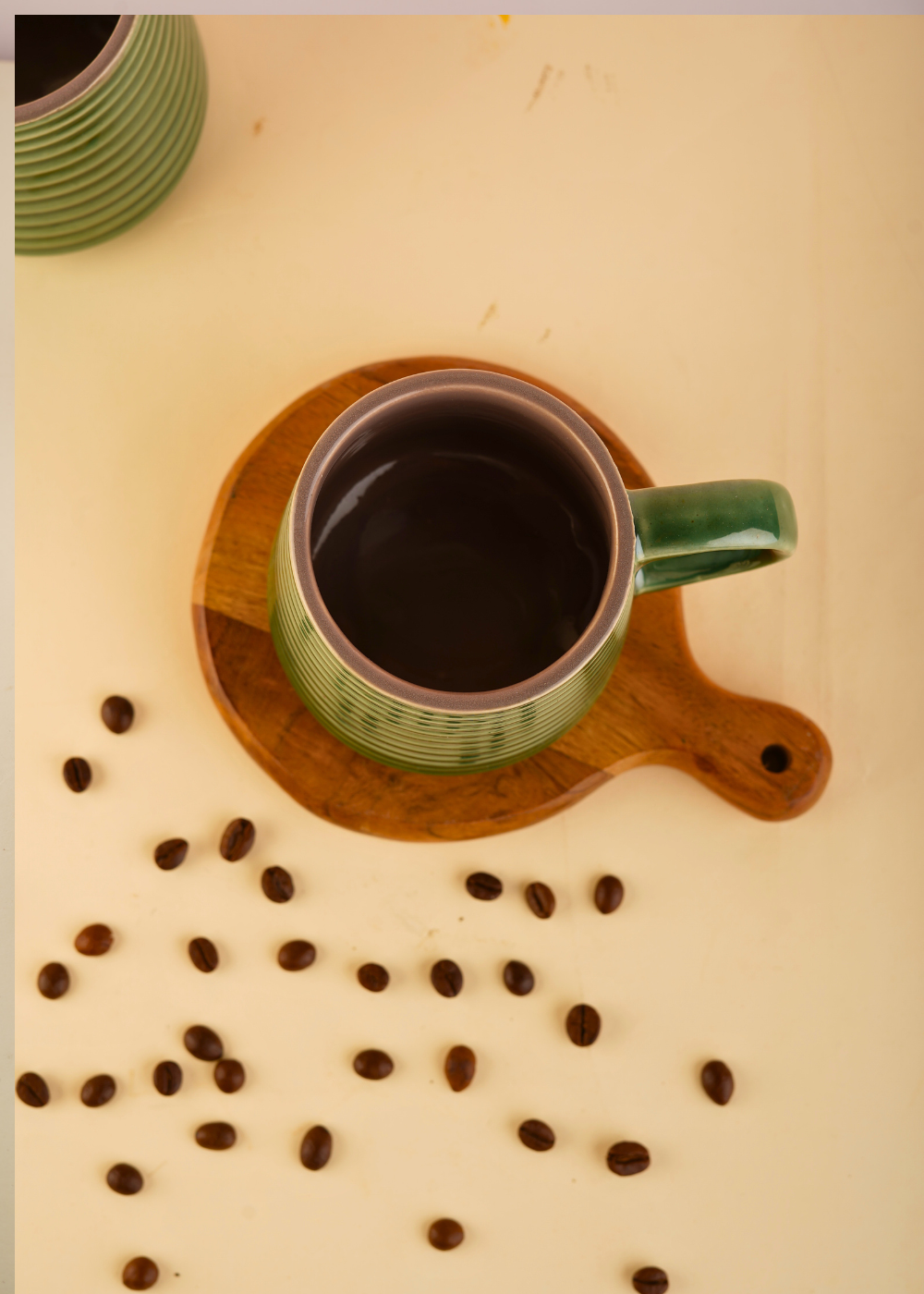 Ceramic coffee mug with tea 