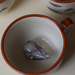 Grey elephant coffee mug 