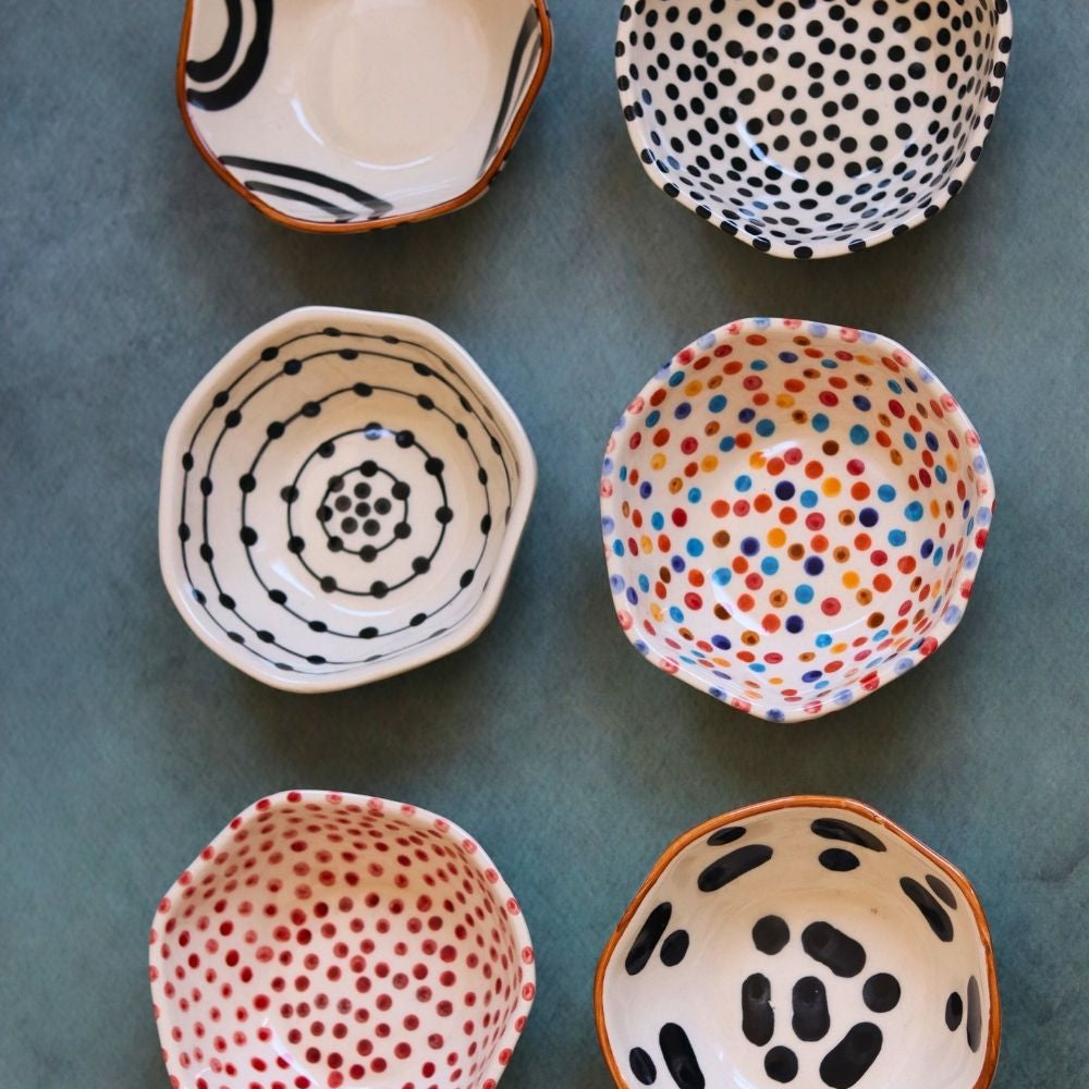 mini bowls set of 6 handmade in india