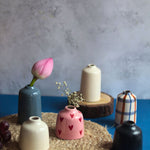 Set of 6 Bud Vases (for the price of 5) made by ceramic