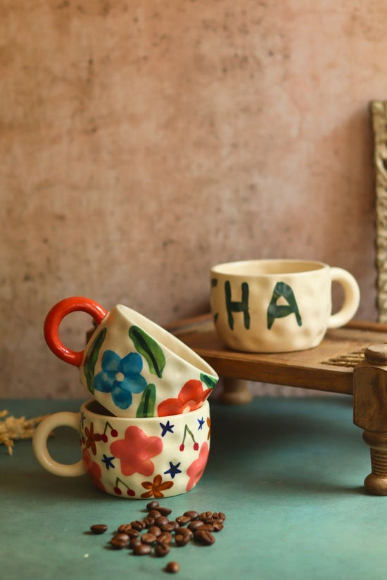 Handmade Set of 3 - Pourfect Sips Mugs