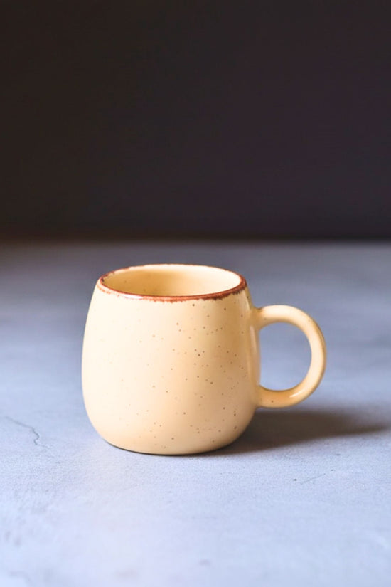 Ivory Ovule Shape Tea Cup with premium quality material