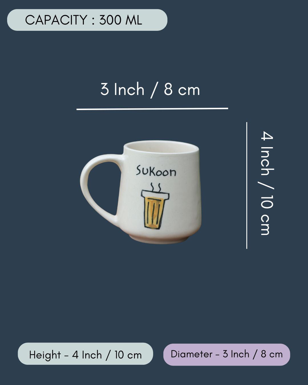 Sukoon Mug - The Chai Lovers Edit