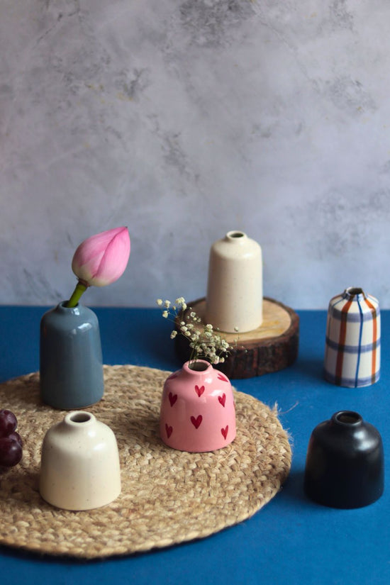 Set of 6 Bud Vases (for the price of 5) premium quality vases