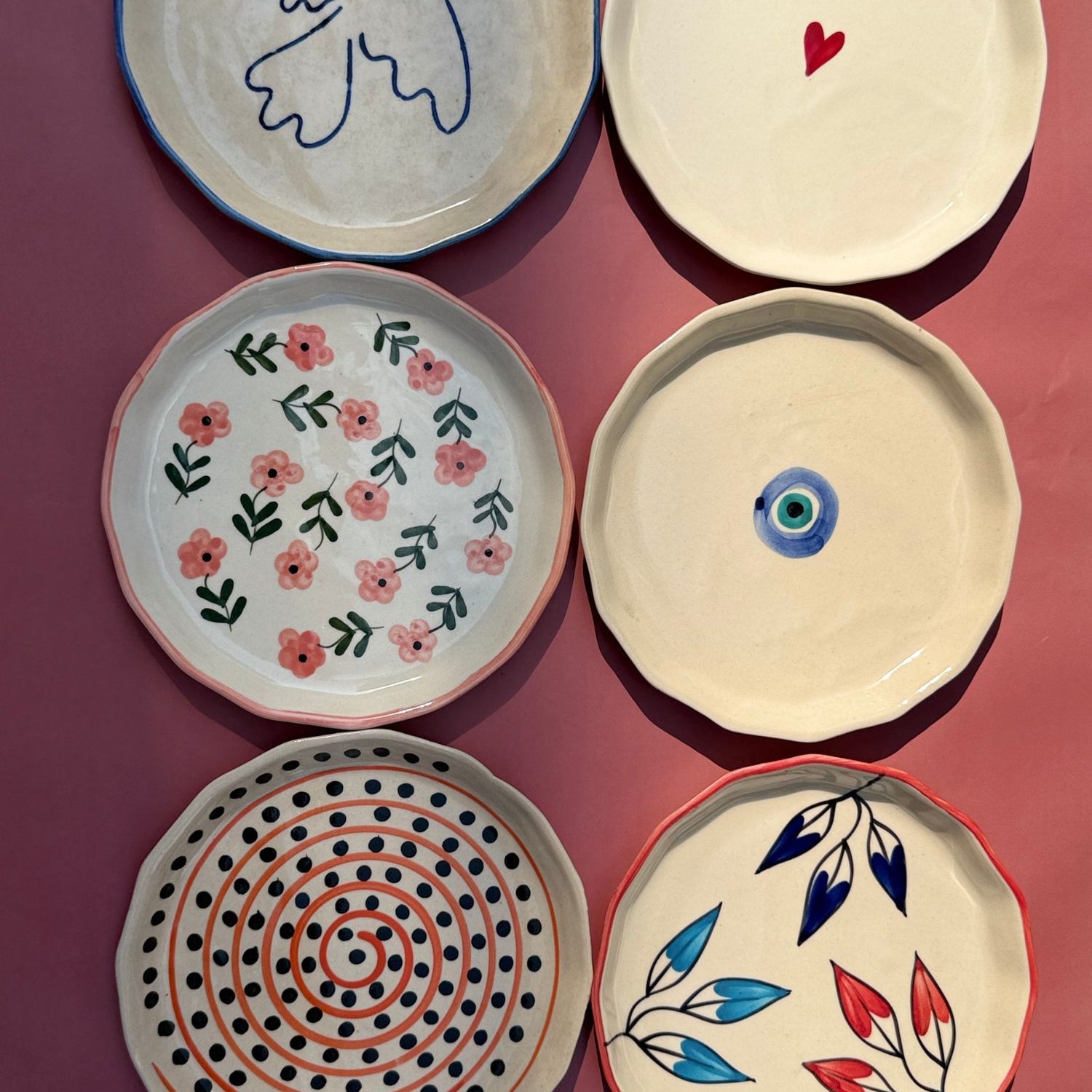 Set of 6 Love on the Table Combo (for the price of 5) handmade in India
