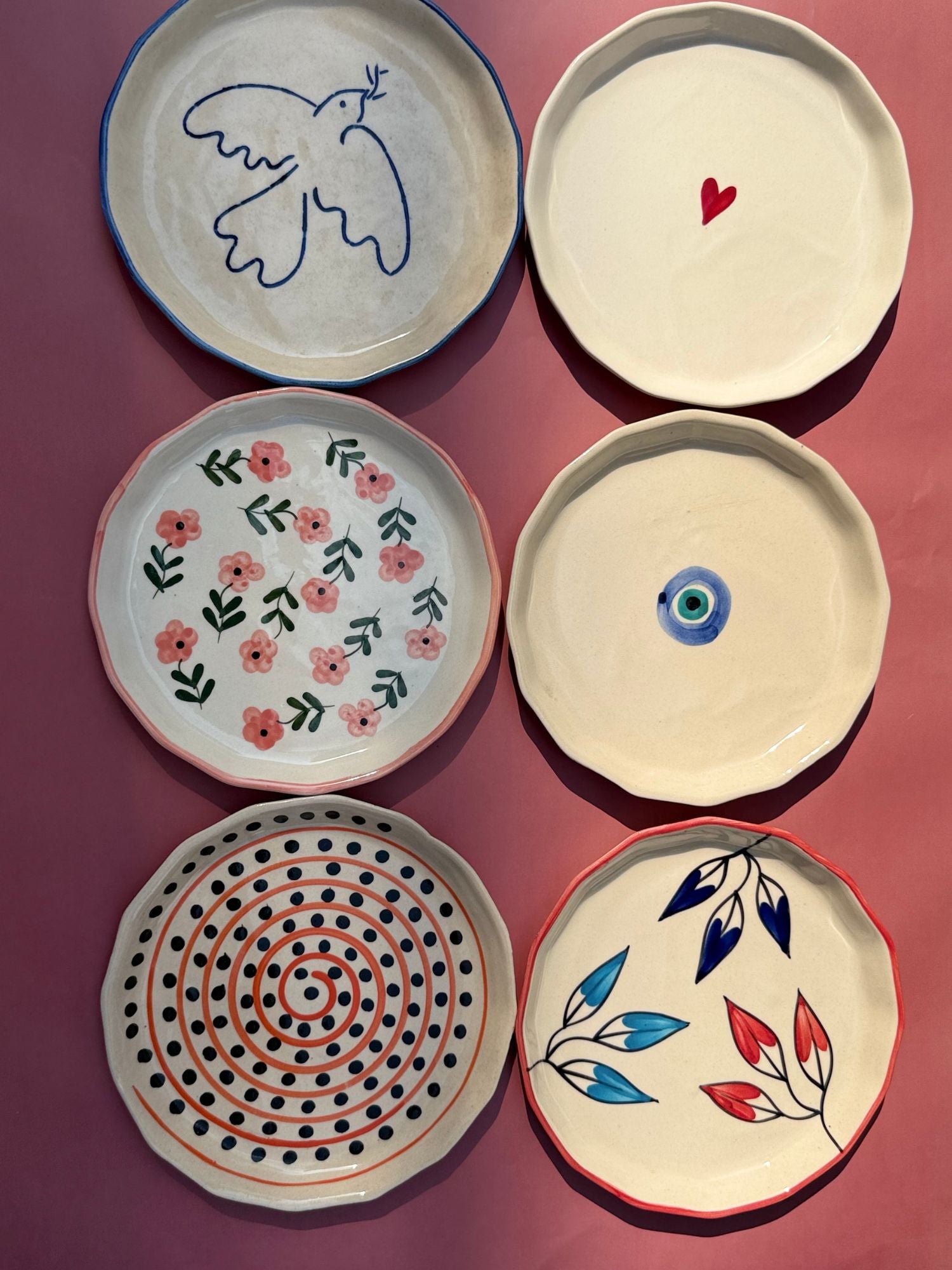 Set of 6 Love on the Table Combo (for the price of 5) handmade in India