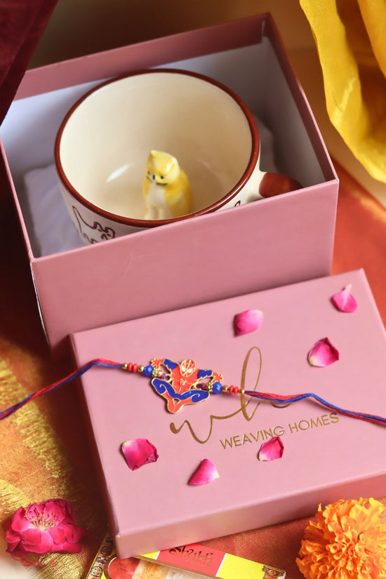 The OG Cat Mug rakhi Gift Box with premium quality material