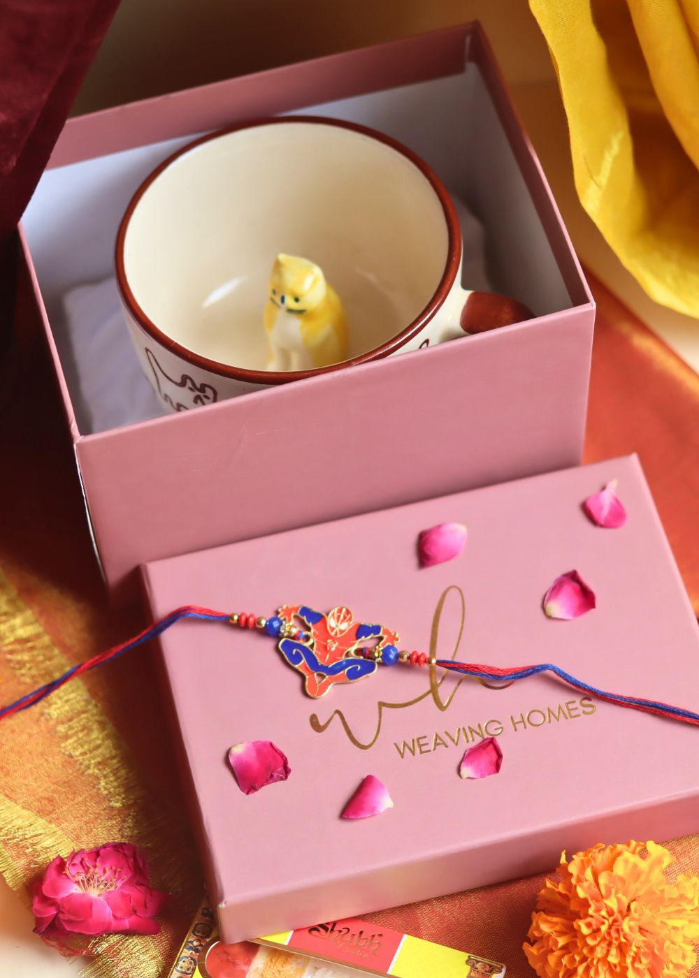 The OG Cat Mug rakhi Gift Box with premium quality material