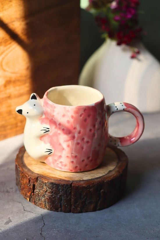 Panda Mug handmade in India