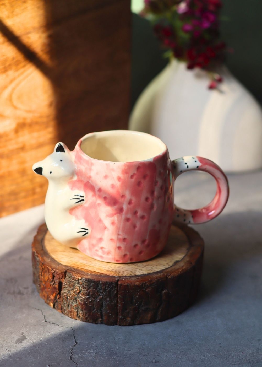 Panda Mug handmade in India