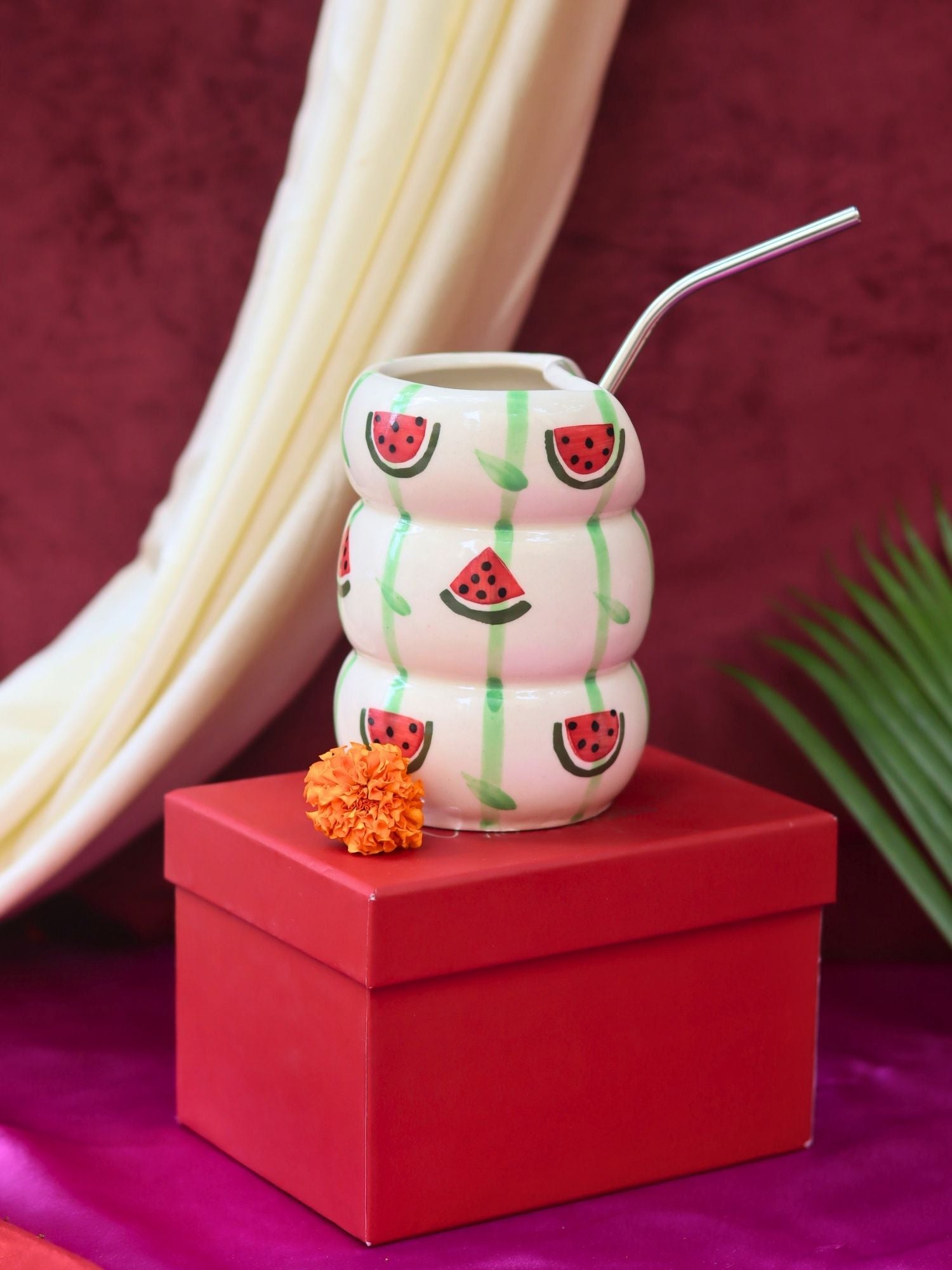 Melon Sipper in a Gift Box handmade in India