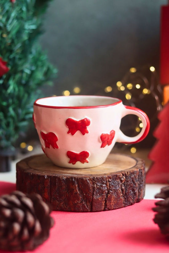 Handmade Bow Mug