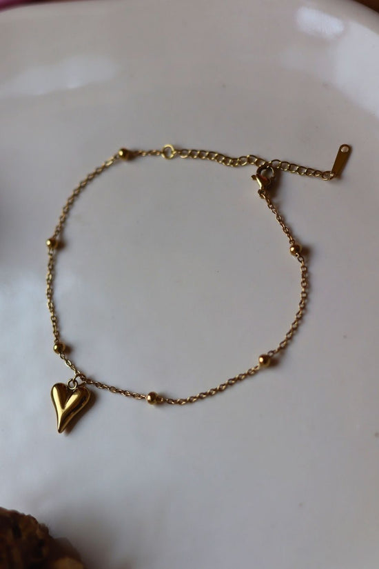Hypoallergic Heart Anklet