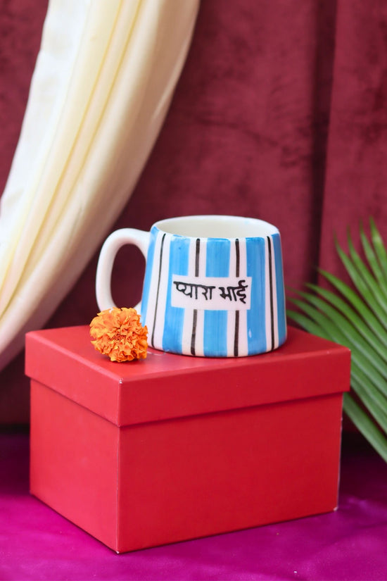 Handmade Pyaara Bhai Mug in a Gift Box