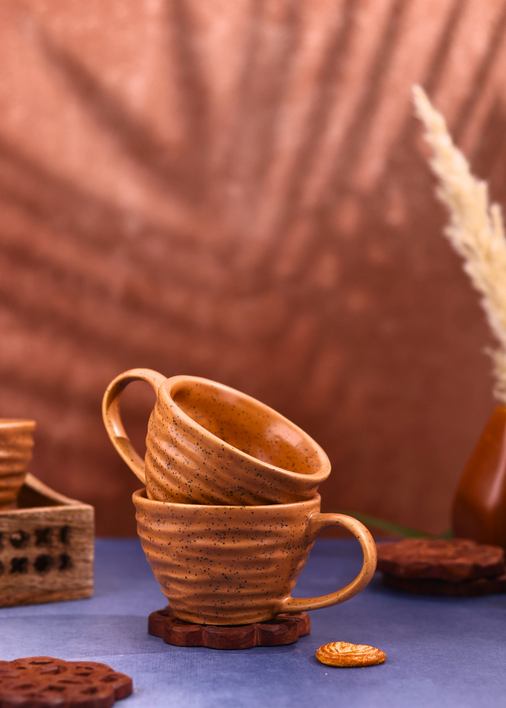 mocha twirl coffee mug made by ceramic 