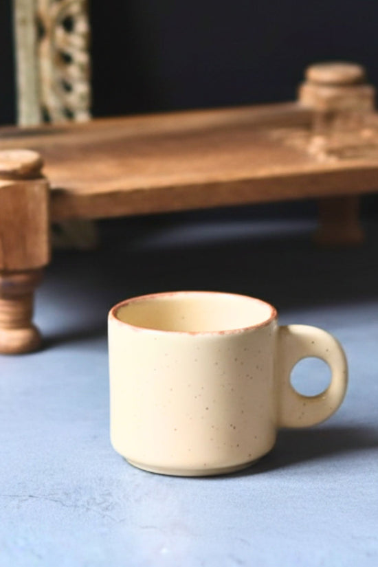handmade Cream Tea Cup
