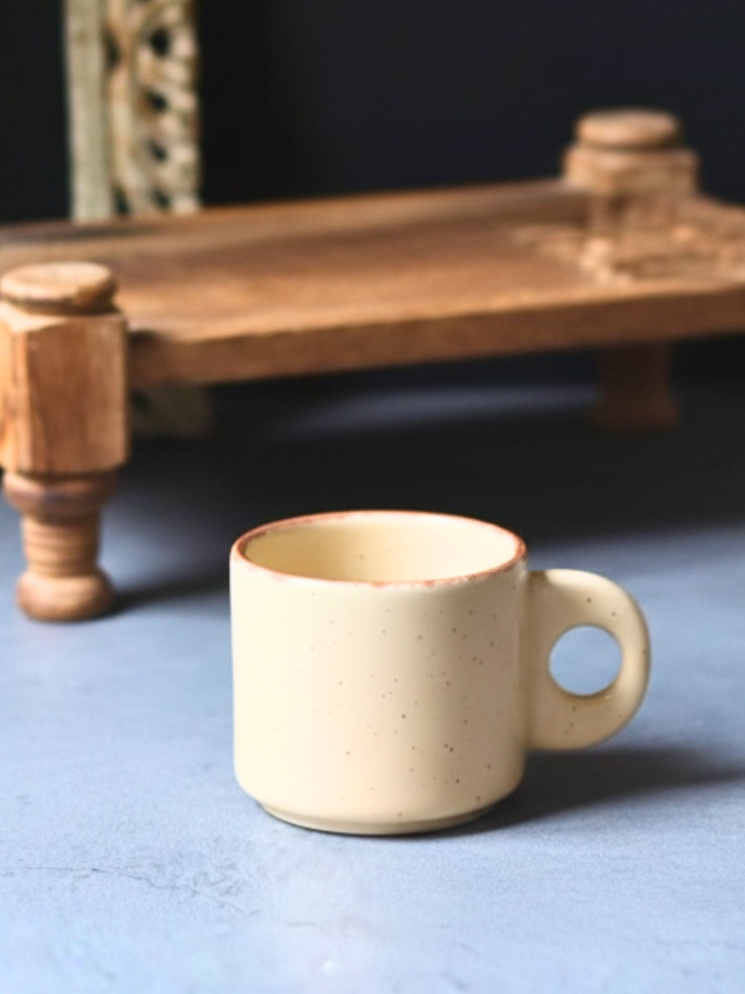 handmade Cream Tea Cup