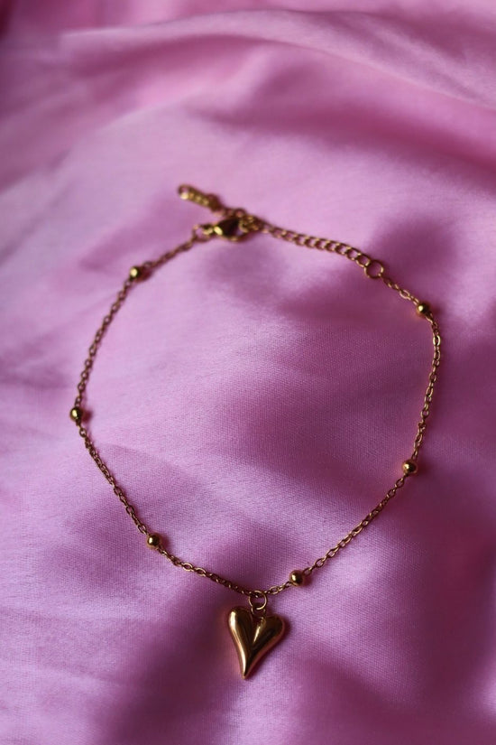 Waterproof Heart Anklet