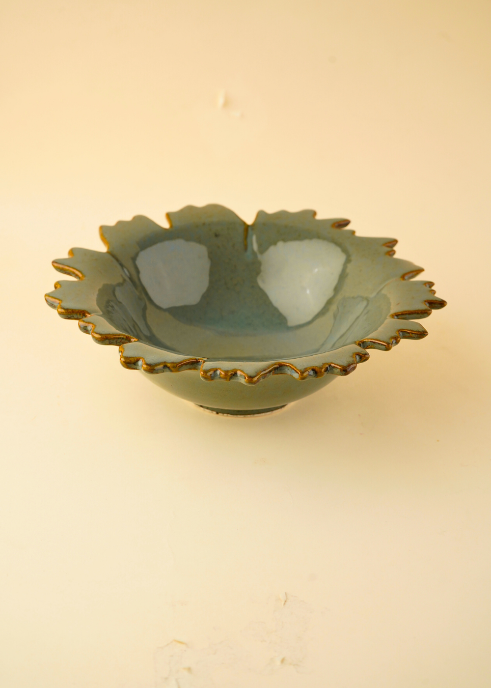 slate grey bowl handmade in india