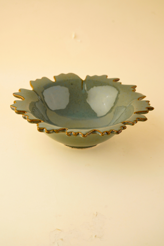 slate grey bowl handmade in india