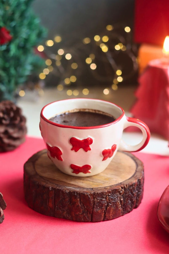 Bow Mug made by ceramic