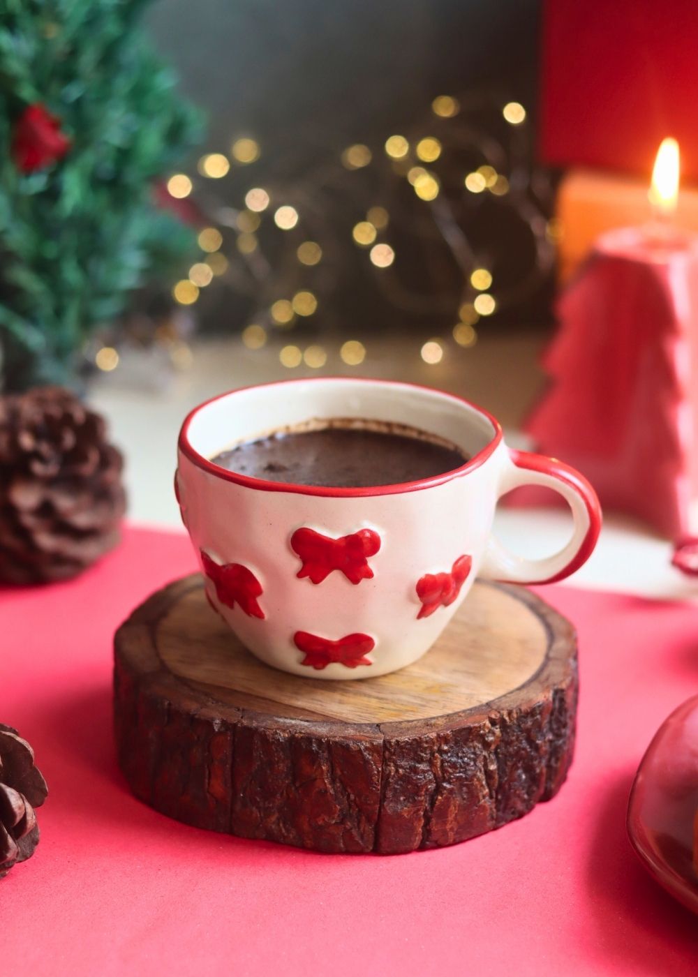 Bow Mug made by ceramic