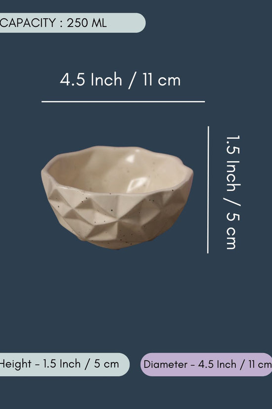 White Diamond Bowl - Small