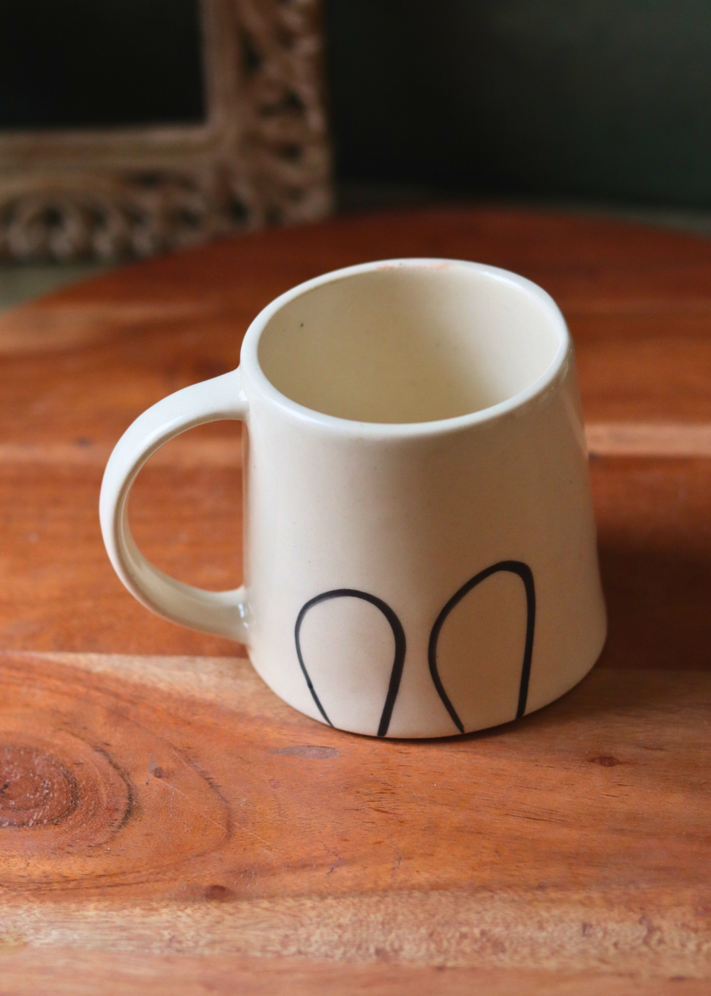 Ceramic coffee mug for tea and coffee